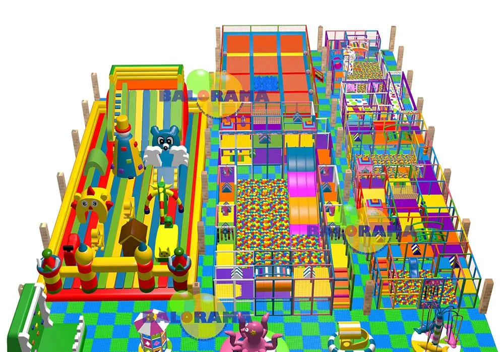 1300 square meters Complete Amusement Park