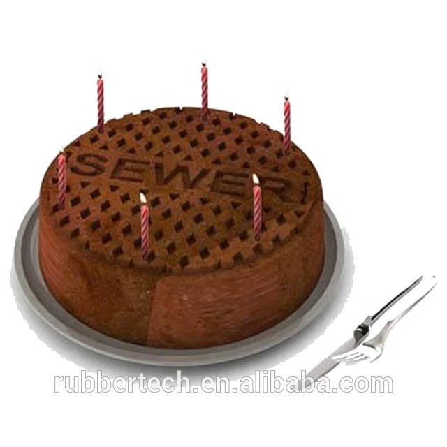 High quality silicone sewer shape cake mould