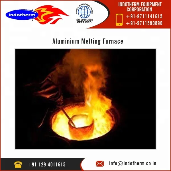250 Kgs High Quality Aluminium Melting Furnace With Advance Technology for Gravity Die Casting Foundry At Best Price