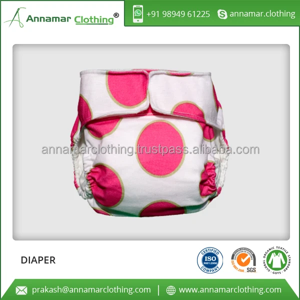 Bulk Cotton Baby Cloth Diaper extra soft more comfortable and adjustable baby diaper direct from indian supplier