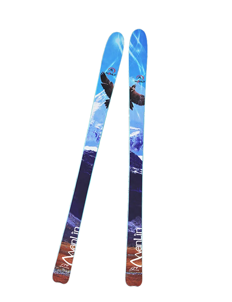 Ski double board adult suit for men and women junior high school equipment snow road all-around board