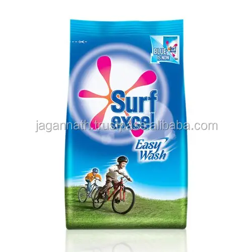 Multi Coloured Rotogravure Printing High Strength Laminated Washing Powder Pouches Stand Up Pouch