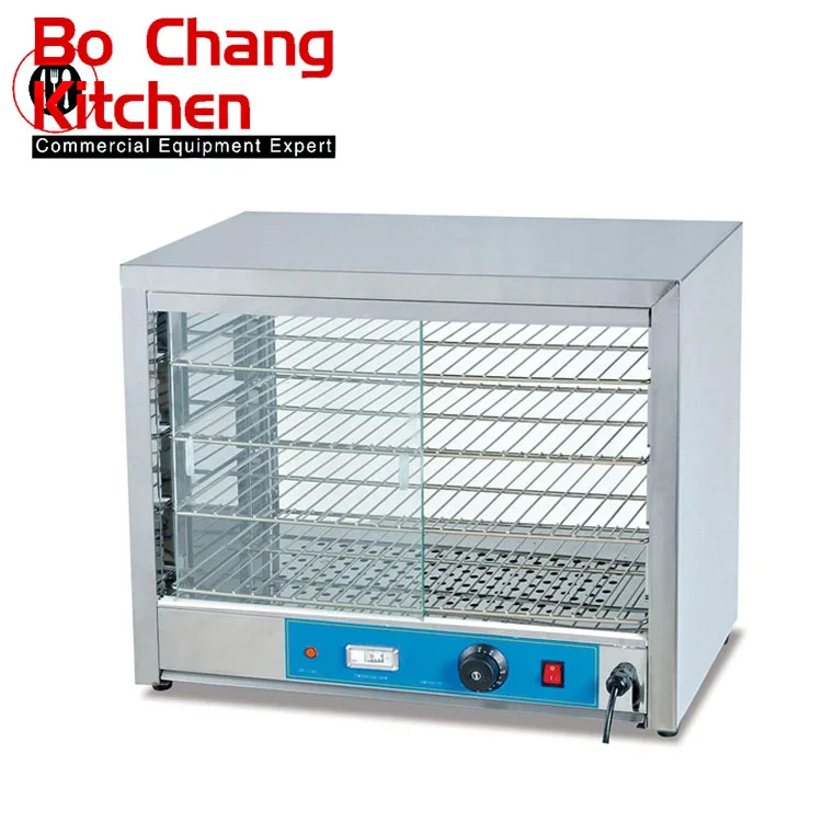 Professional Fast Food Industrial Table Food Warmer Display Showcase