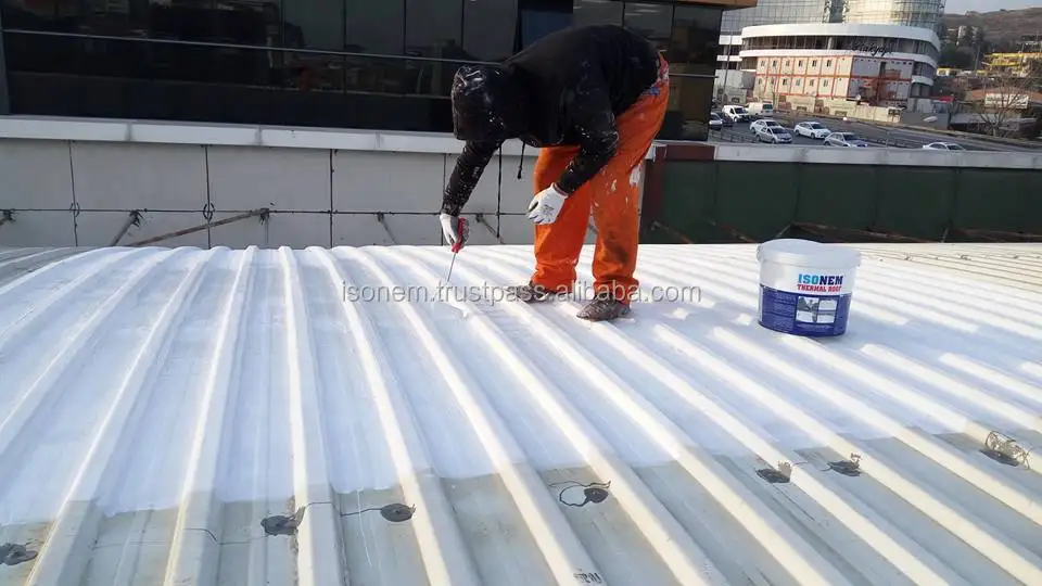ISONEM THERMAL ROOF PAINT HEAT REFLECTIVE INSULATION, COOL ROOF, ENERGY SAVING