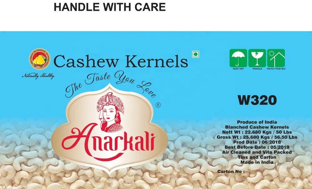 
W320 CASHEW KERNELS 