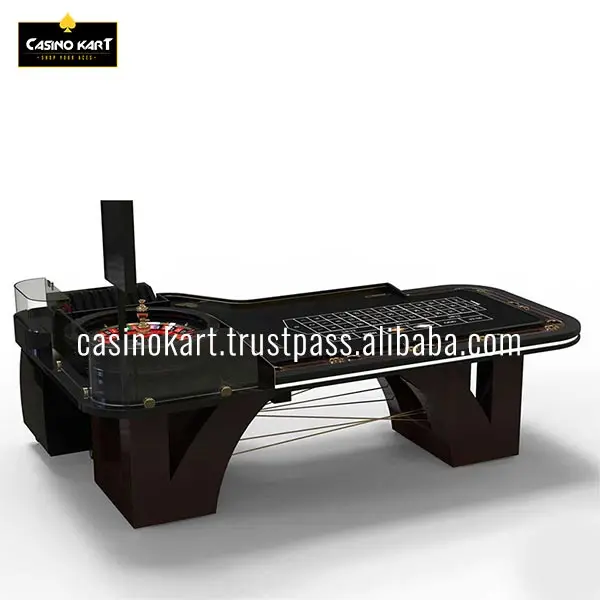 Professional Casino Quality Modern Black Pantheon Roulette Table (Without Wheel System) Made In India