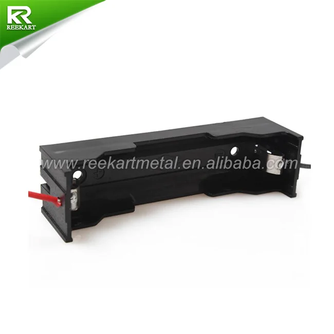 Single 18650 Li Ion Battery Holder with 150 mm Wire Leads