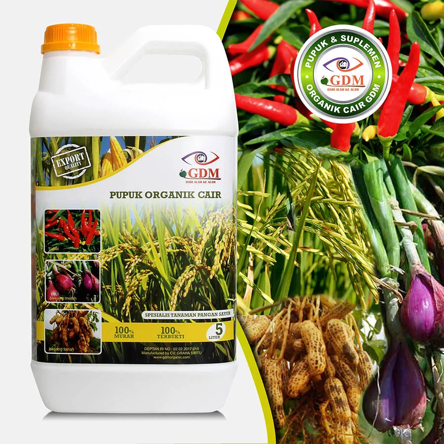 100% Best Liquid Organic Fertilizer GDM Bio Organic Fertilizer 100% Natural for Agriculture in The Asian Market ID;7320075 Quick