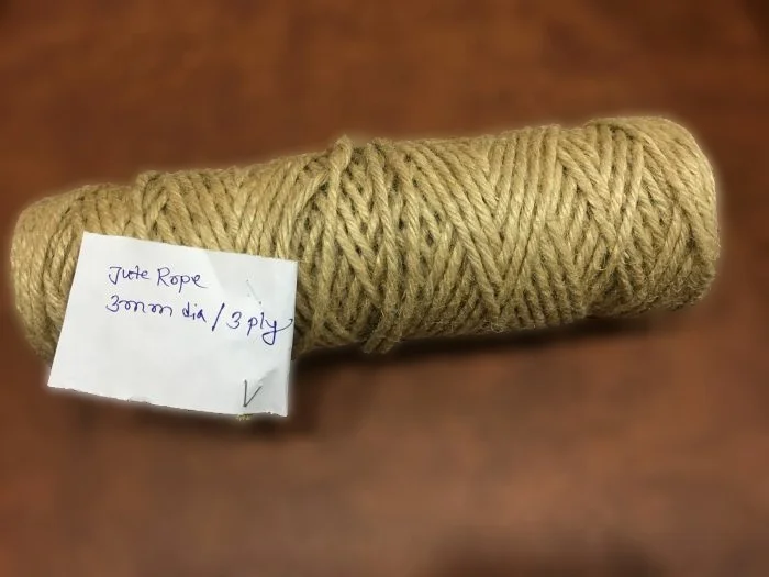 Hard twisted Jute Rope, Jute Twisted Cord, 100% Recyclable 4~50 mm