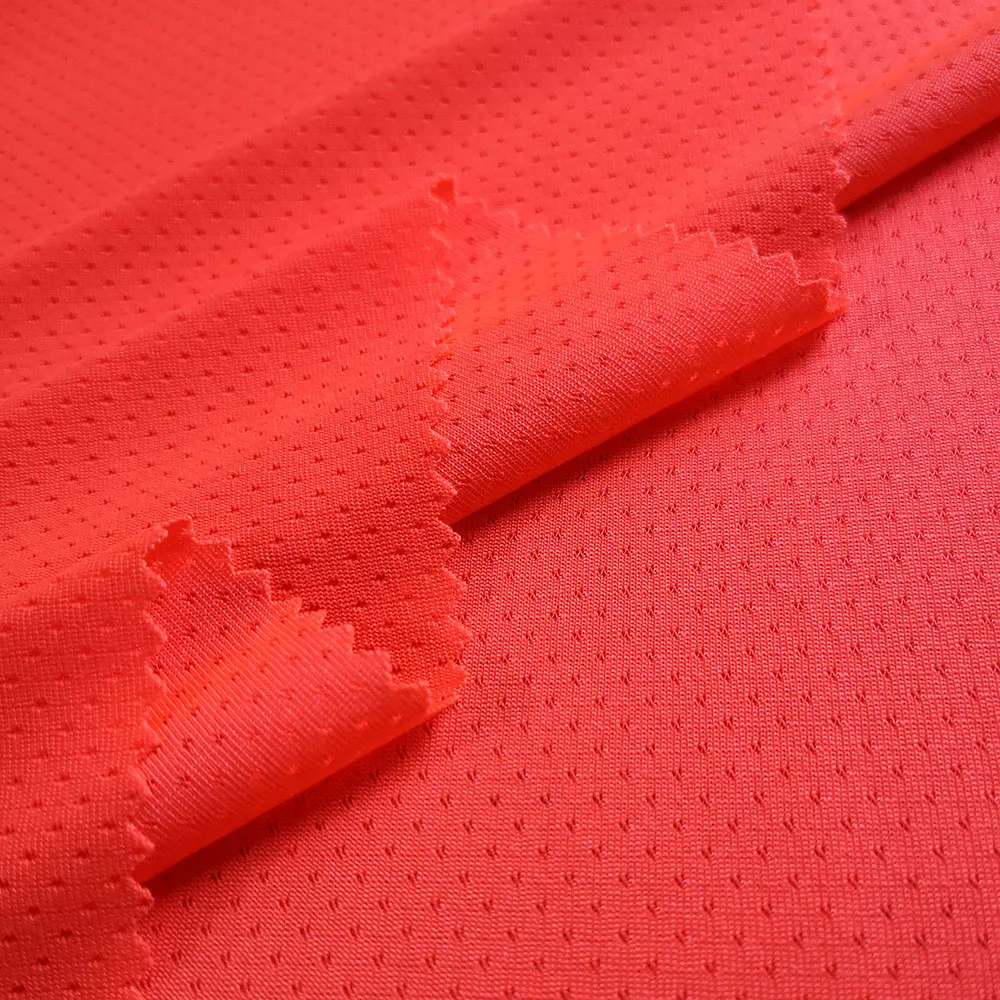 China fabric distributor 140G breathable weft knitting polyester quick fry fabric finish for sports apparel wear RTS PS1Y07