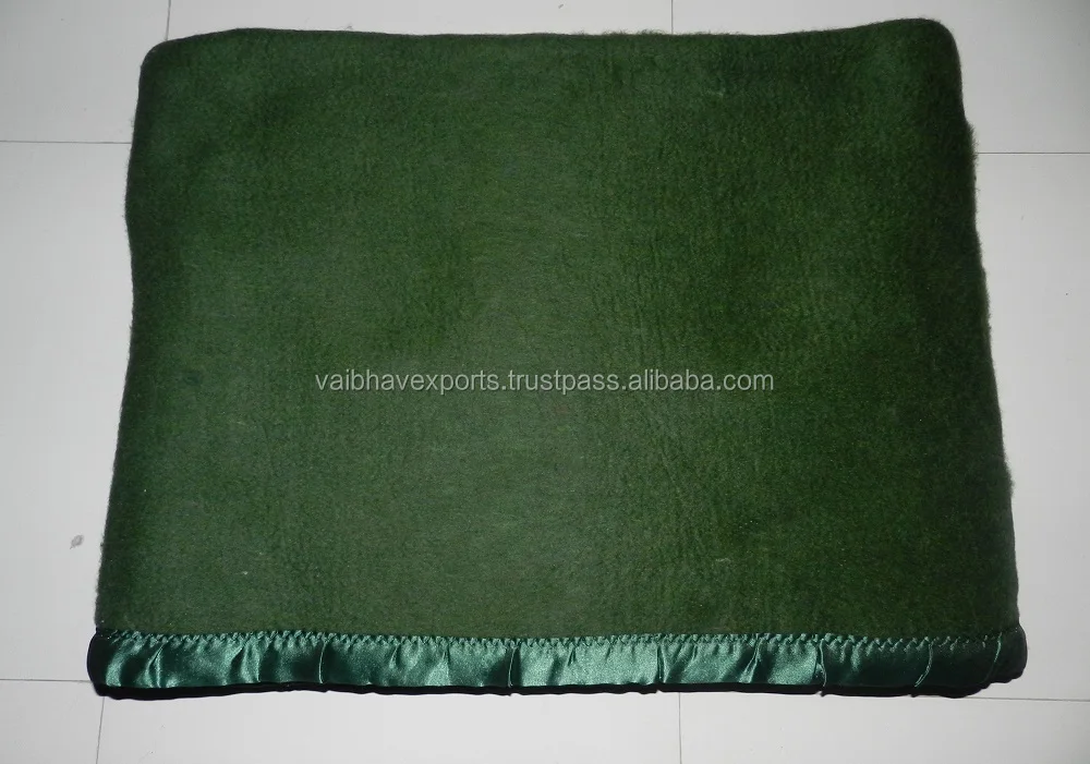 Flame Retardant Solid Stripes Heavy Warm Surplus Prisoner Wool Blanket Relief Wool Blankets at Factory Rates