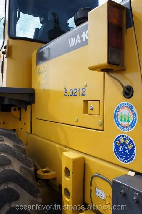 Japan used wheel loader Komatsu WA100 for sale, komatsu wa100 loader for sale