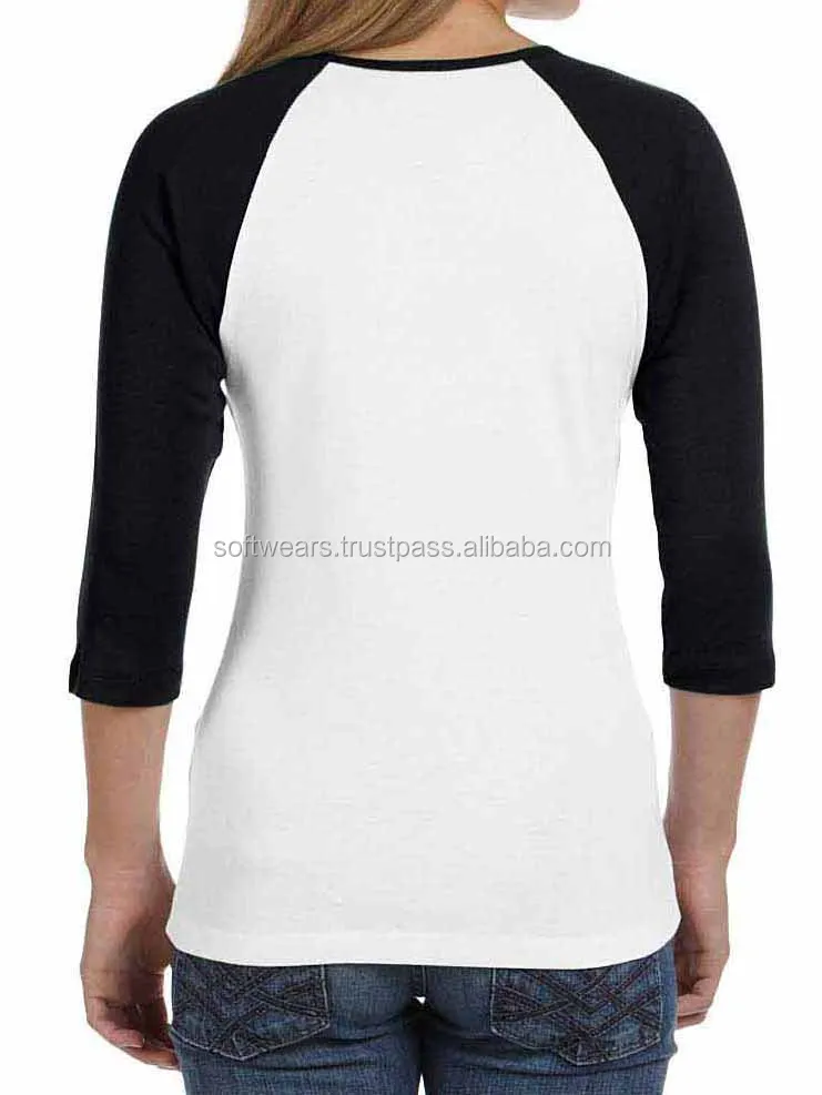 
3/4 Sleeves Baseball Shirts / Custom Raglan sleeve T-Shirts 