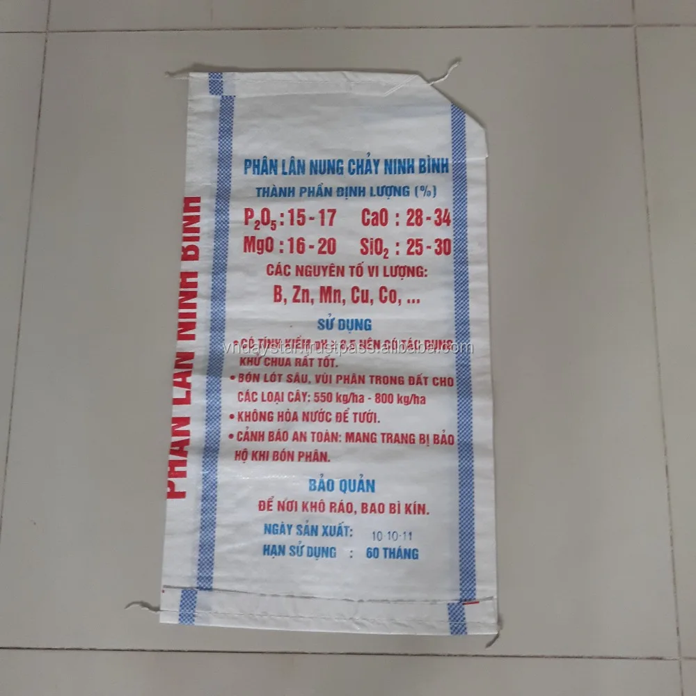 New Design PP Woven Bag 50kg Made In Vietnam