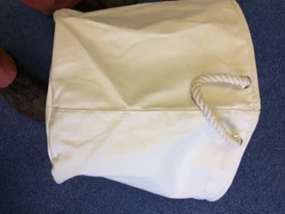 Cheap Wholesale eco-friendly heavy duty custom cotton canvas laundry bag