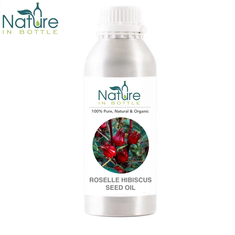 Roselle Hibiscus Seed Oil | Roselle Oil | Rosella Seed Oil - Pure and Natural Cold Pressed Carrier Oils - Wholesale Bulk Price