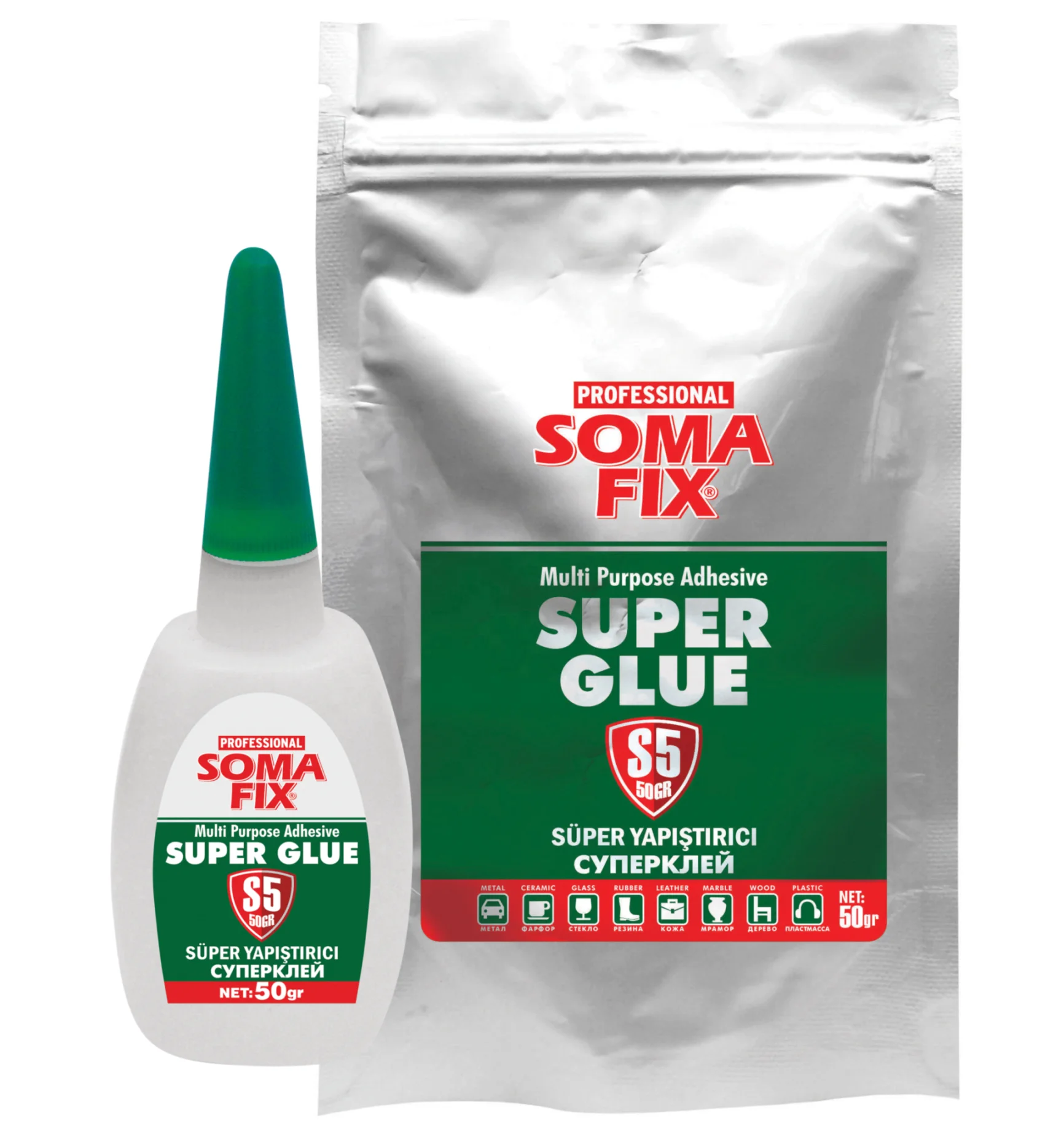 
SOMAFIX 50Gr. SUPER GLUE 