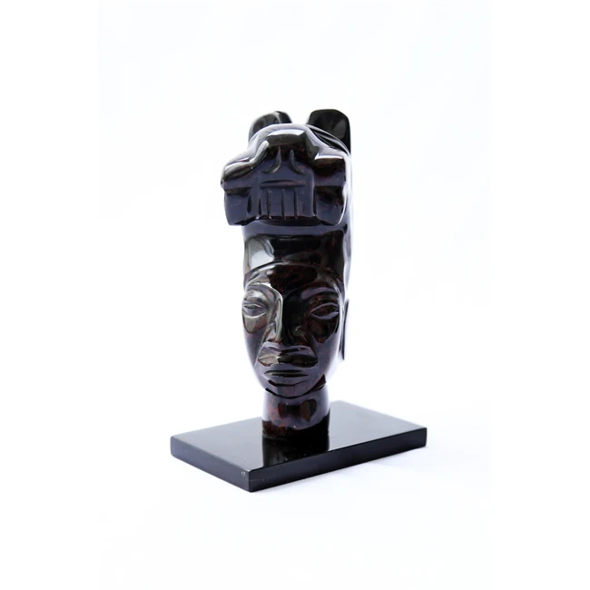 Premium Quality And Durable Obsidian Warrior Sculpture for Home Decorative
