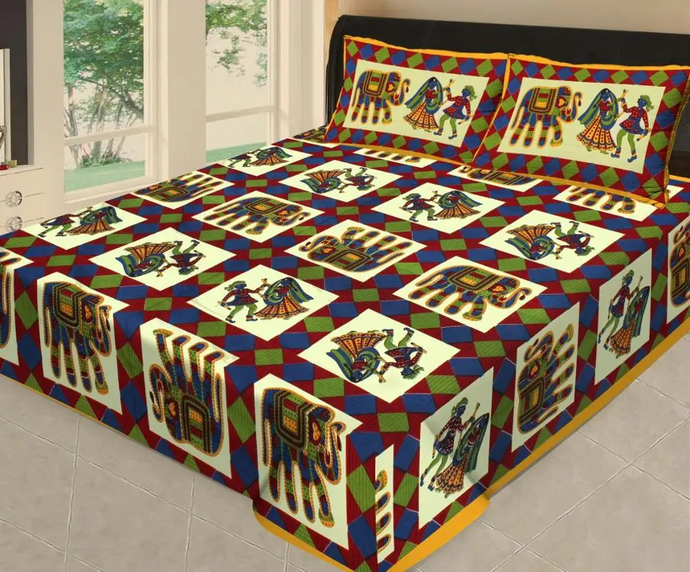 Cotton Ombre Multi-Color Mandala 100% Queen/King Size Bedspread Wonderful Soft Bathrobe/Cover for Home Use