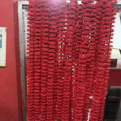 real look red artificial flower marigold string direct from manufacturer from India