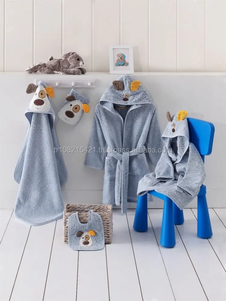 
Cotton Terry Baby Bathrobes 