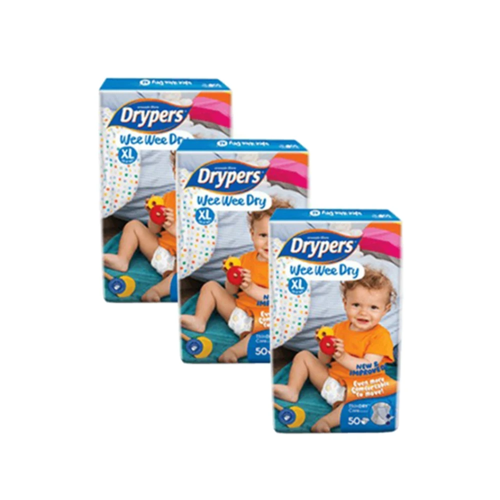 Comfortable Dry Disposable Baby Diaper Size XL