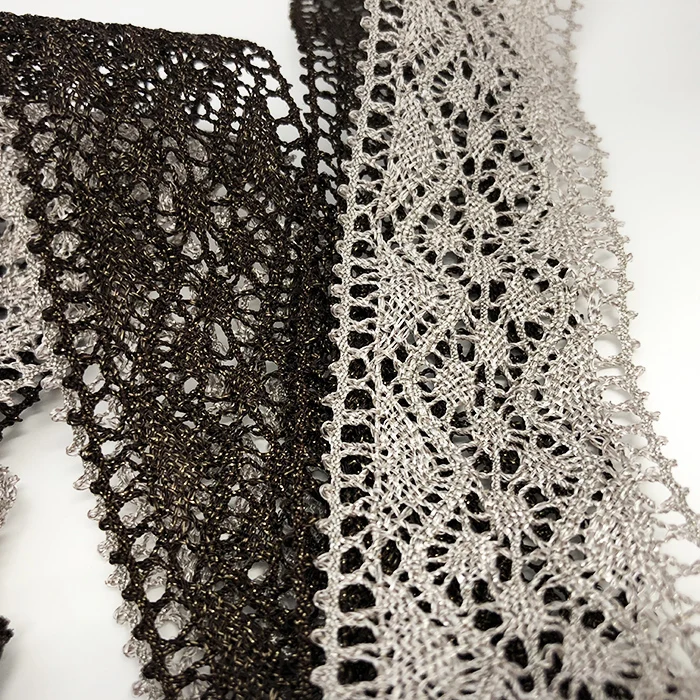Metallic Torchon Lace