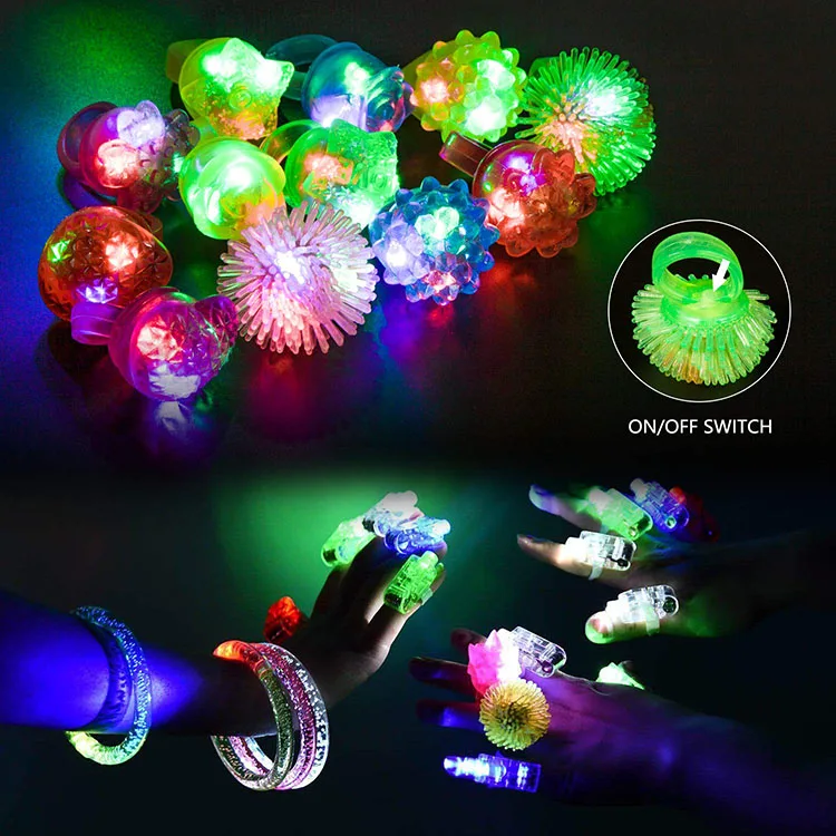 Nicro 68 Pcs Glow in the dark Party Favors Light Decoration Led Party Supplies