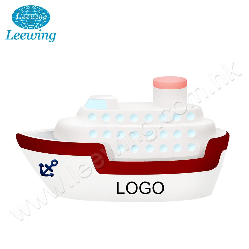 Small Plastic Boat Shape Coin Bank Ship Money Saving Box