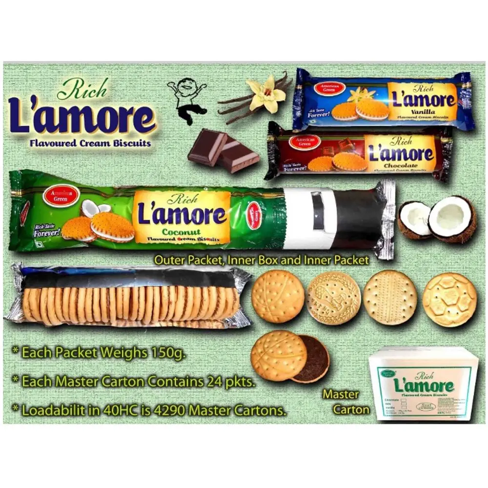 
Lamore Cream Sandwich Biscuits 