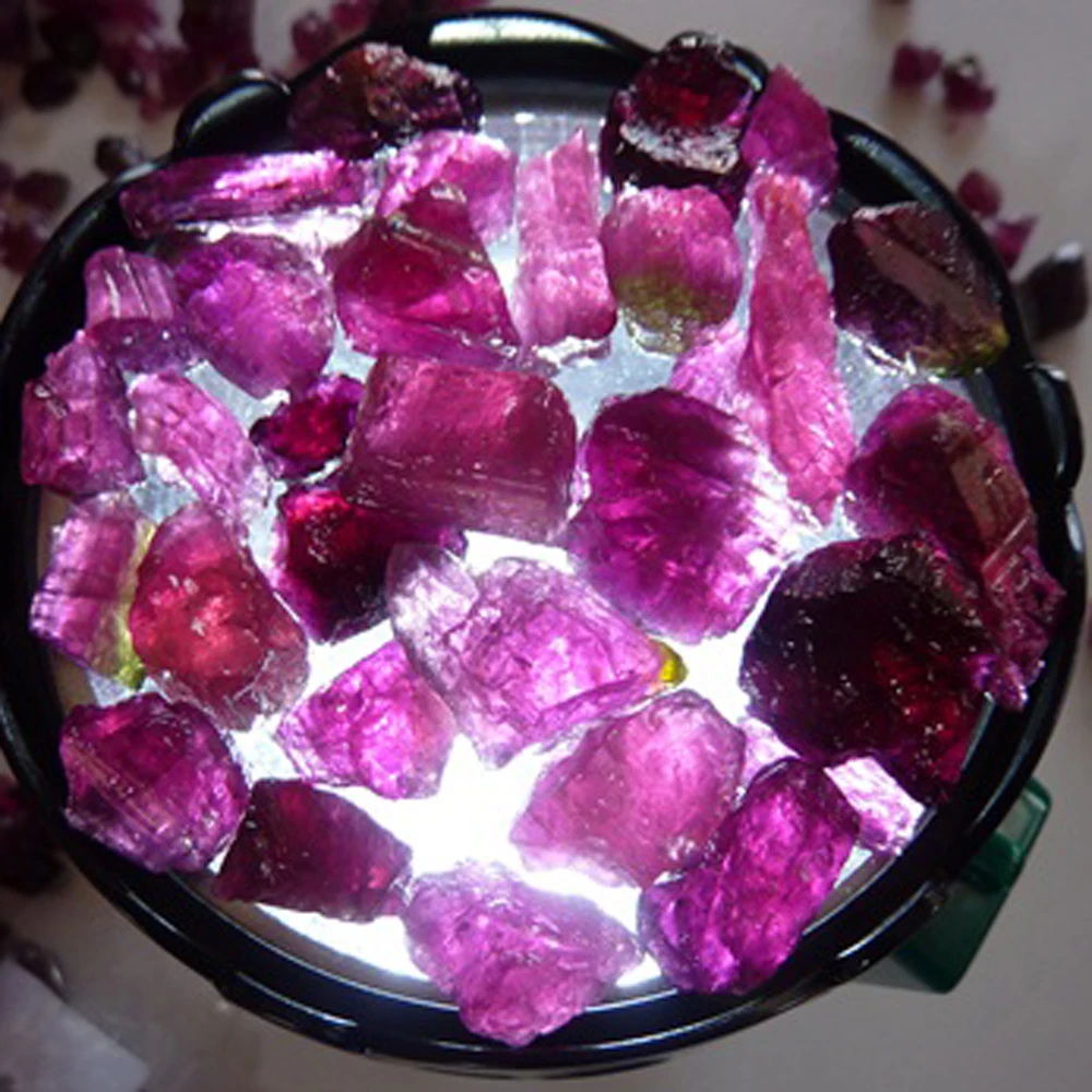 Light Pink Tourmaline facet grade clean stones