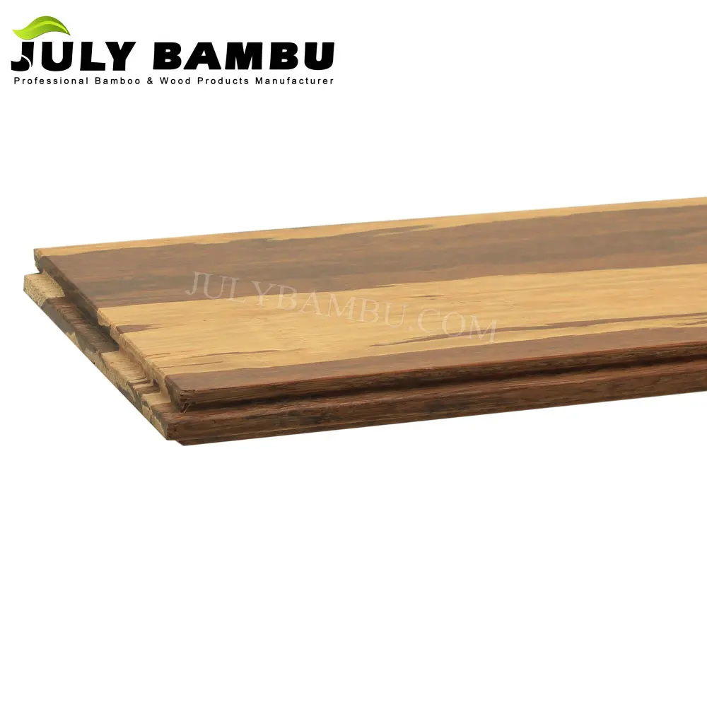 Hangzhou Tiger Stripe Strand Woven Bamboo Flooring Indoor Tiger Wood Bamboo Flooring