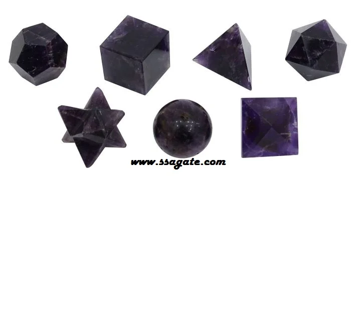 Amethyst Sacred Geometry Sets : Wholesale sSacred Geometry Sets