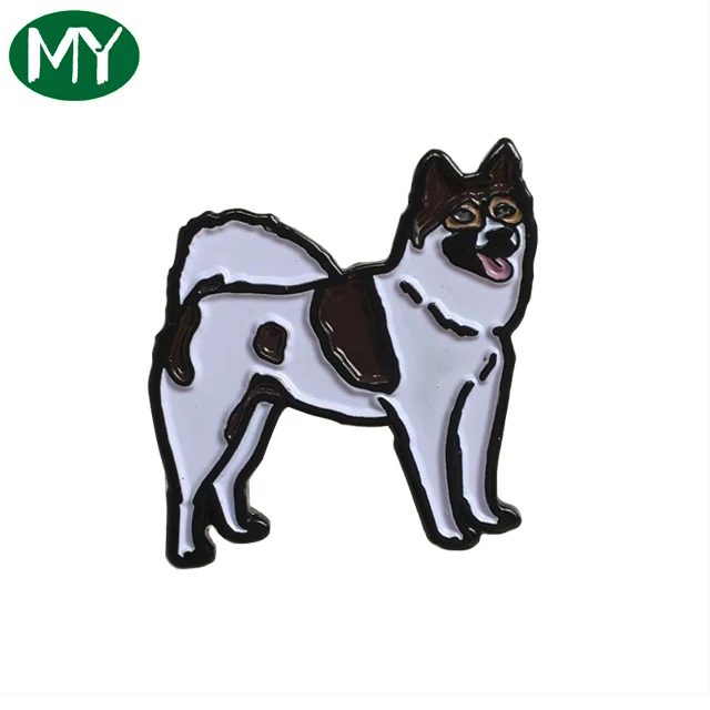 
OEM metal soft enamel custom bulk dog lapel pin manufacturer 