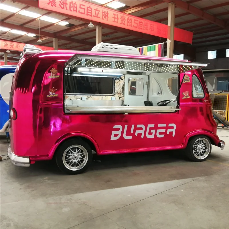 
mini vintage mobile kitchen coffee cart food truck 
