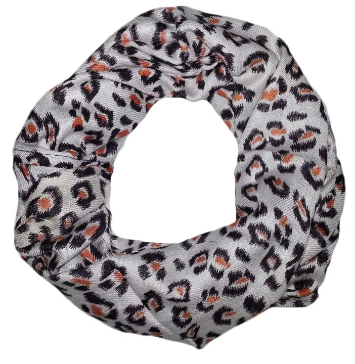 High Quality 100% Viscose Infinity Loop Scarf Elegant Printed Design Soft and Elegant for Winter Season Adult Department