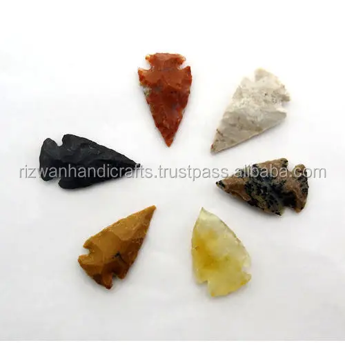 
Semi Precious Stone Agate Material Arrowhead. 
