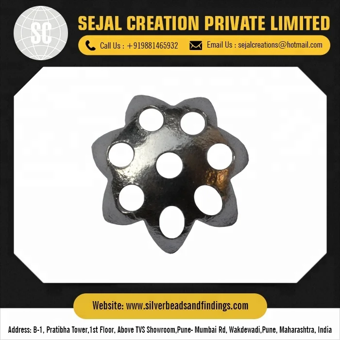 OEM Supply Sterling Silver Beads Cap B151