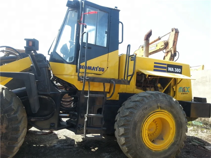 SELL BEST WA380 Used wheel loader WA380-3 SECOND HAND KOMATSU ENGINE