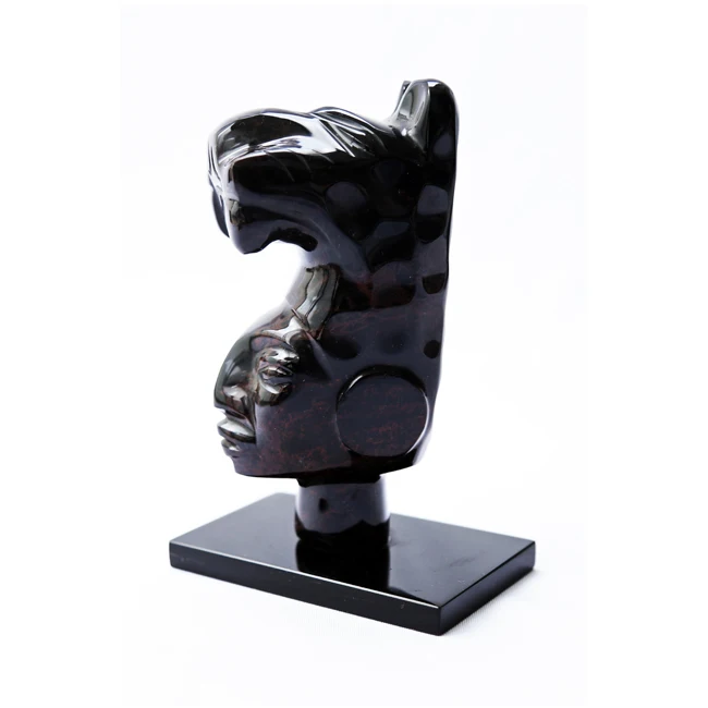 
Smartly Sculpture Mexican Warrior Obsidian Handicraft from Top Manufacturer 