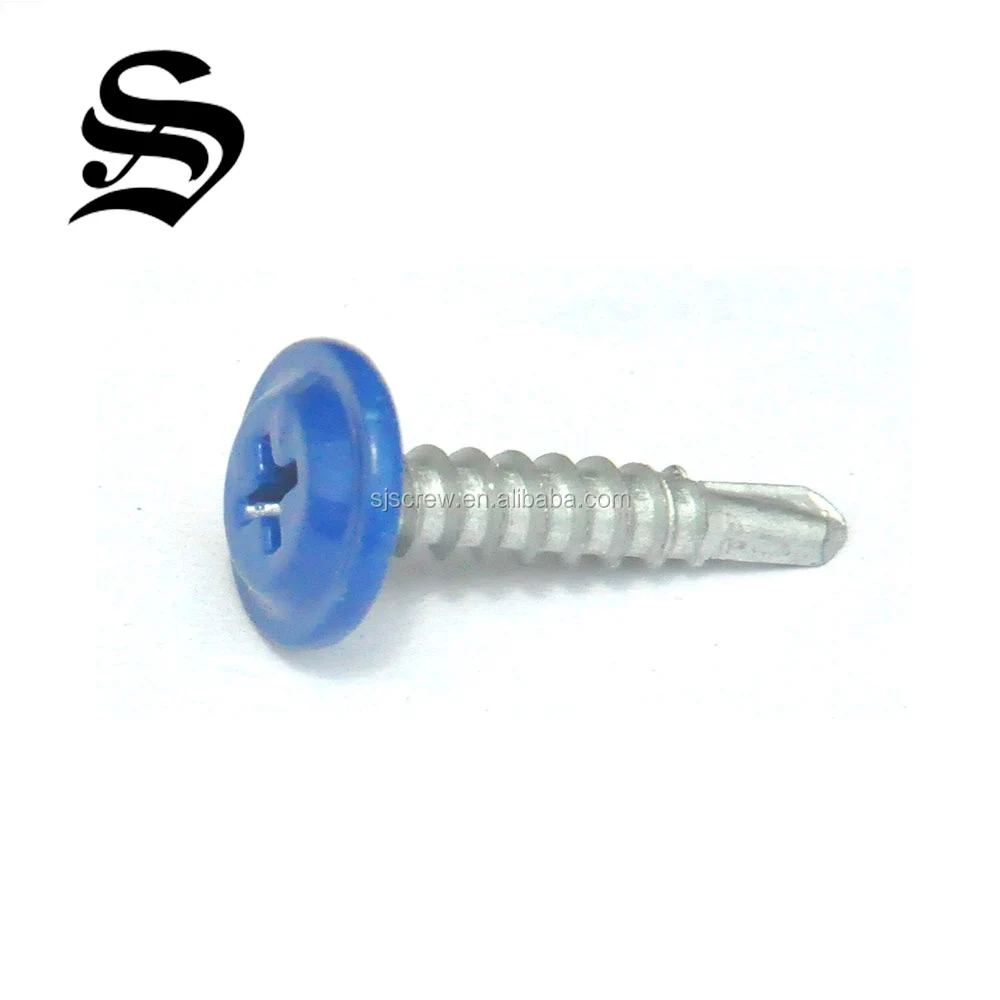 
Taiwan torx self drilling screw ruspert coated with ribs and wings 