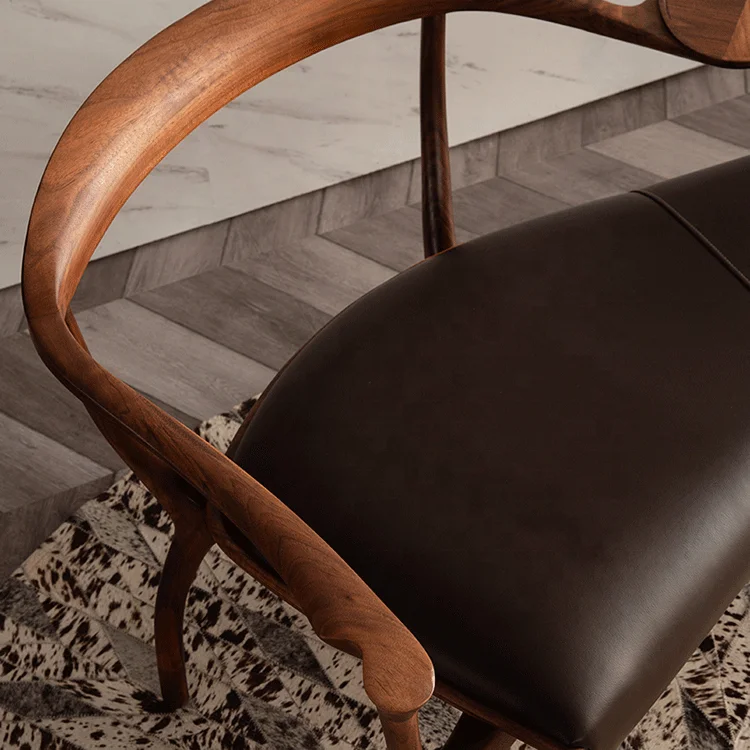 Walnut wood lounge double sofass latest design neoclassical style living room leisure chairs