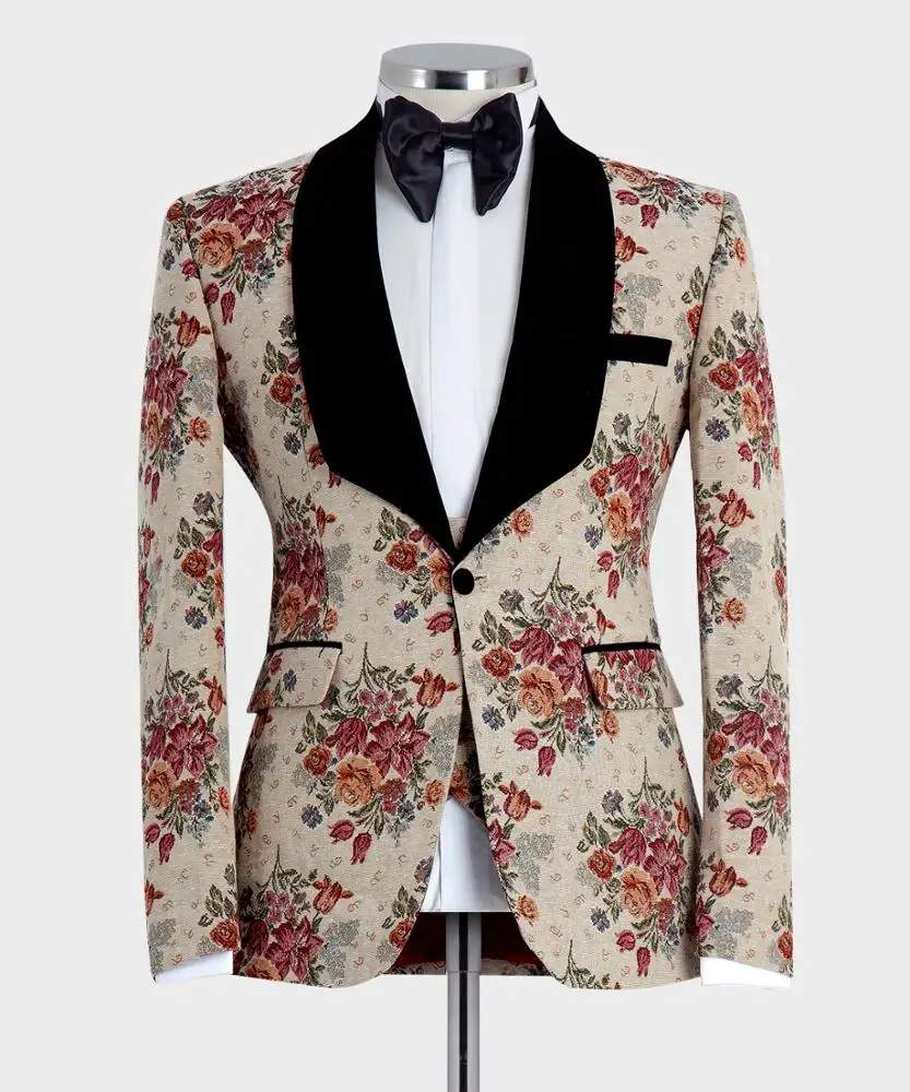 Мужской смокинг с узором