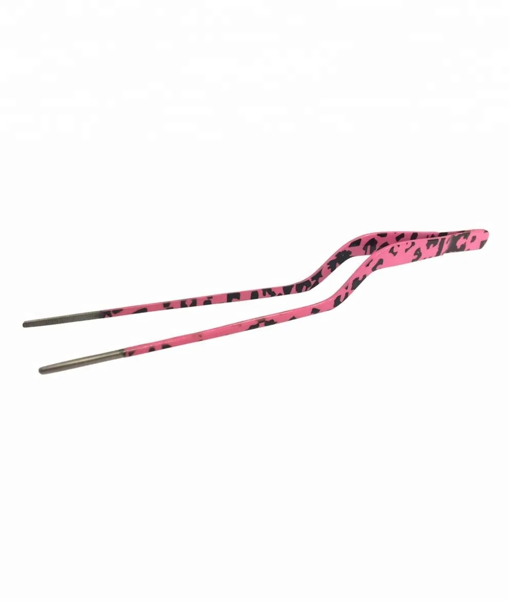 Food Grade Garden Kitchen Tweezers Silver Long Food Tongs a Set Food Tongs Stainless Steel By GREEN SWIFT INDUSTRIES