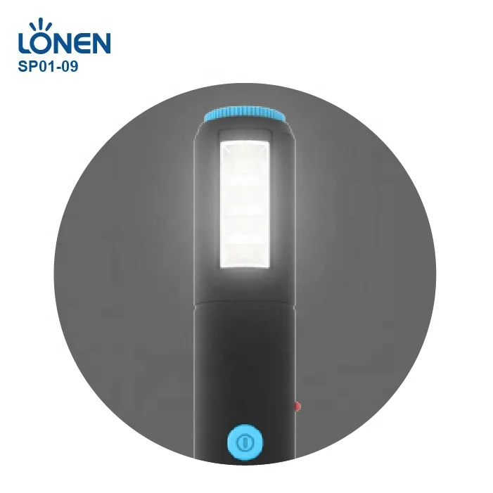 LONEN li-ion battery rechargeable solar torch
