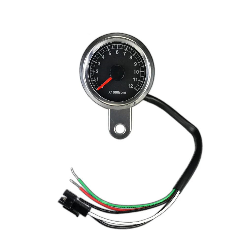 48mm auto racing motorcycle gauge rpm tachometer