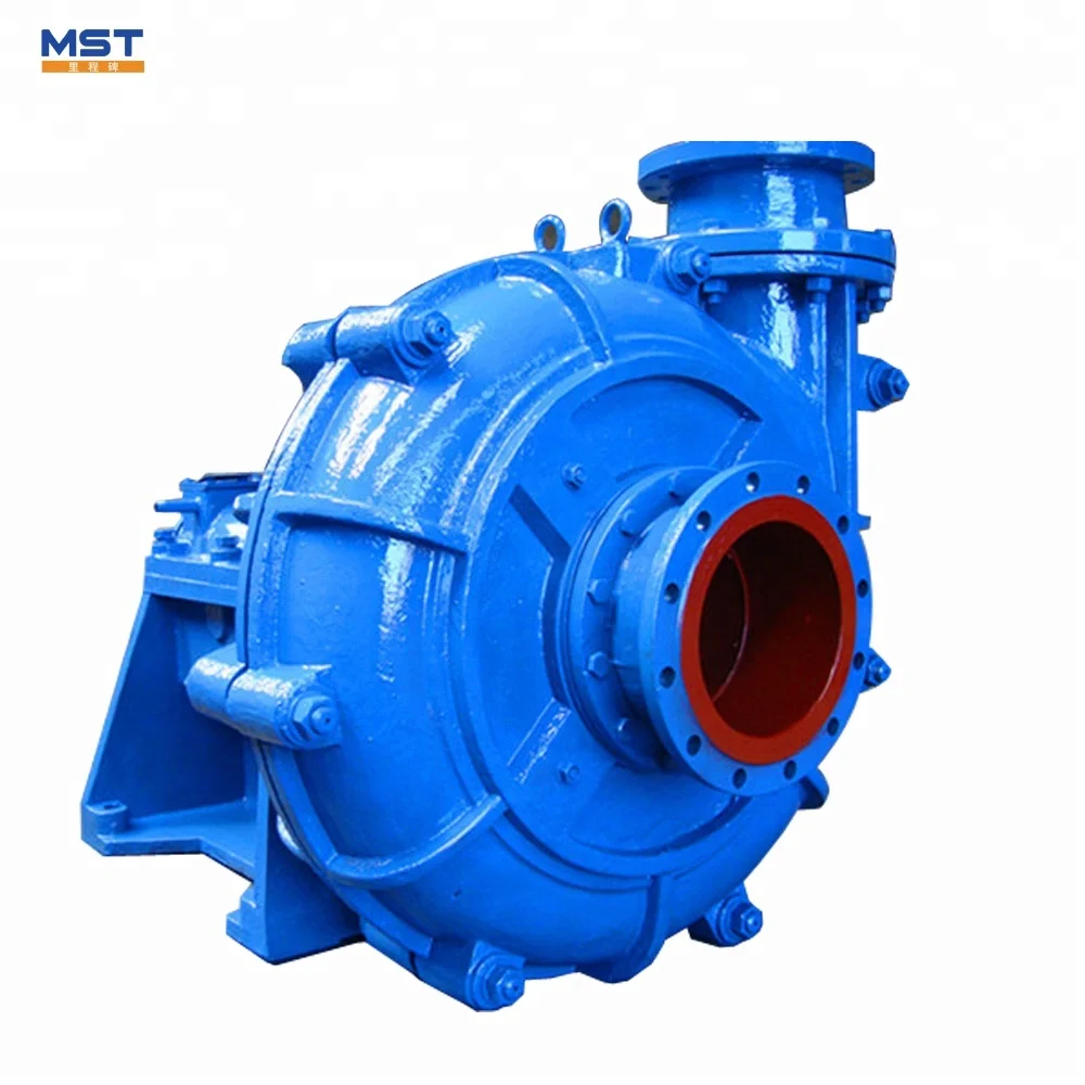 Centrifugal wear resistant filter press feed slurry pump