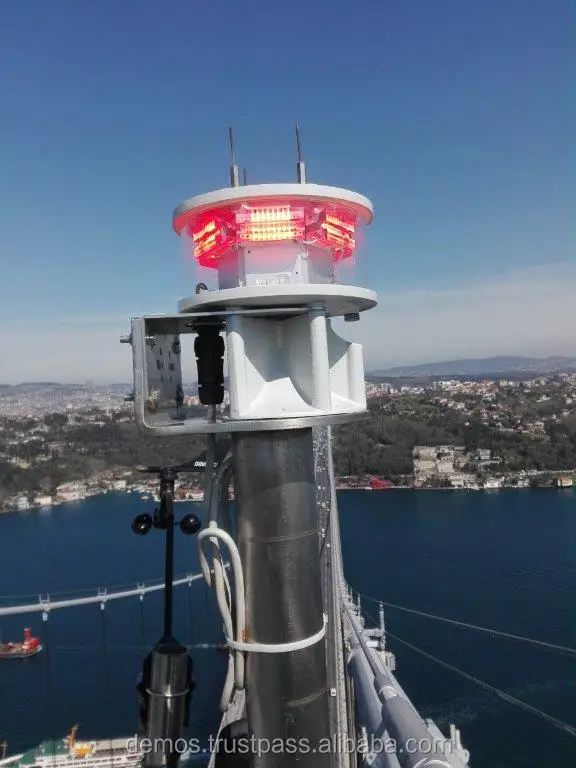 
Wetra aircraft warning lights with photocell and alarm outputs for the bridges confirmty ICAO FAA 