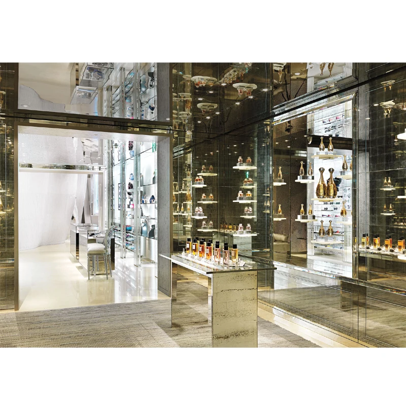 LUX Customized 2022 New Perfume Display Shop,Perfume Showcase,Display Retail Store For Outlets