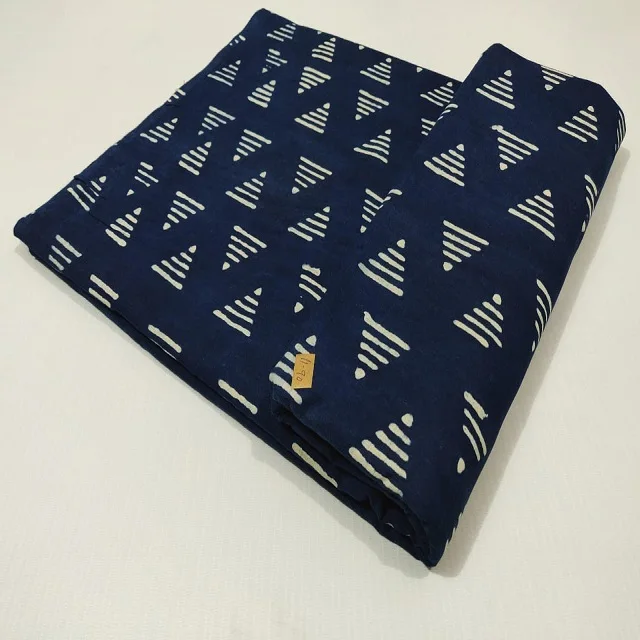 Ткань с Африканским принтом Jaipuri Indian Hand Block Print Fabric 100% хлопок